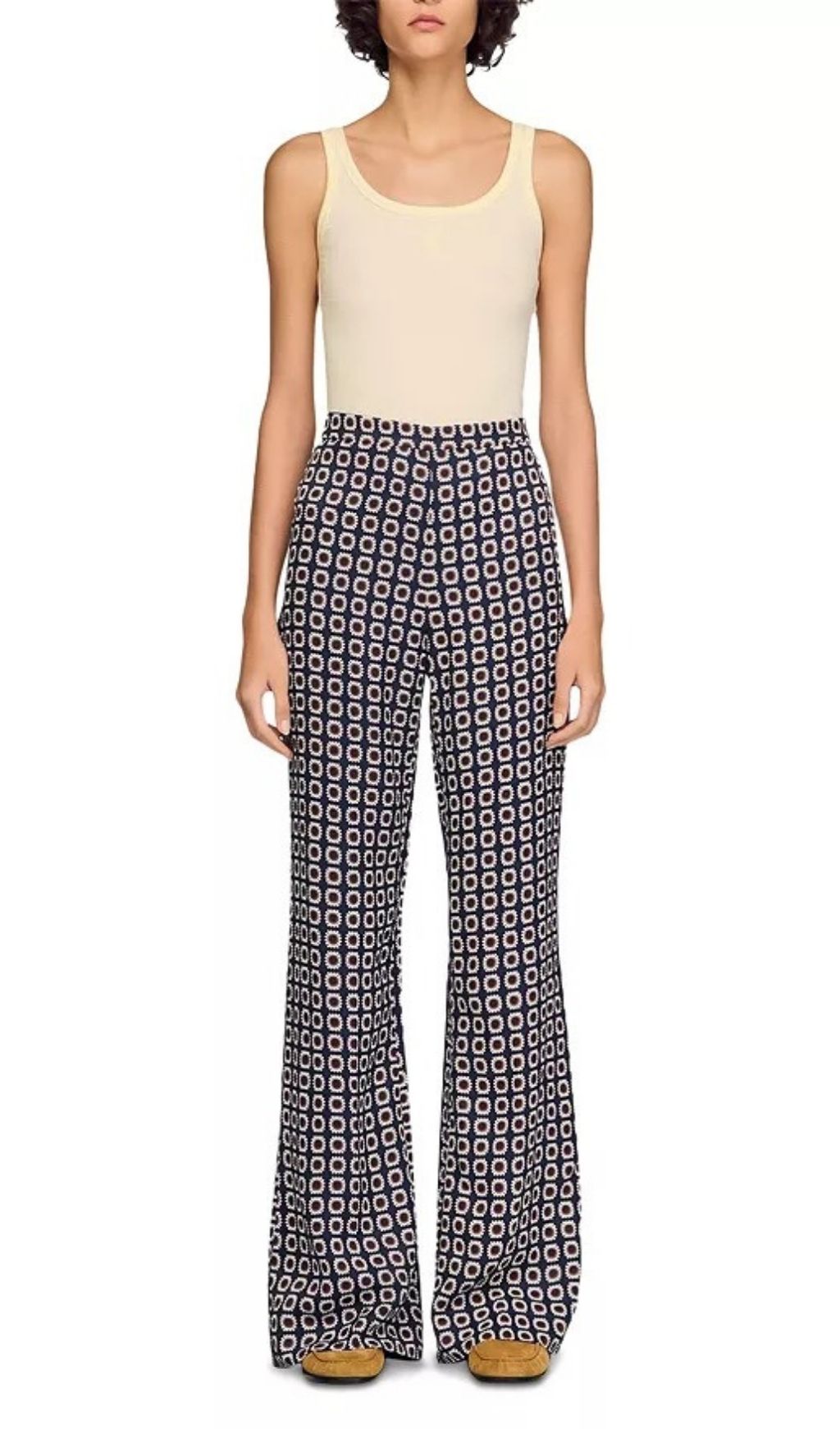 da73960092255b0cc642117032d1e943.jpg Fashionslee Women Floral Print Flowy Trousers