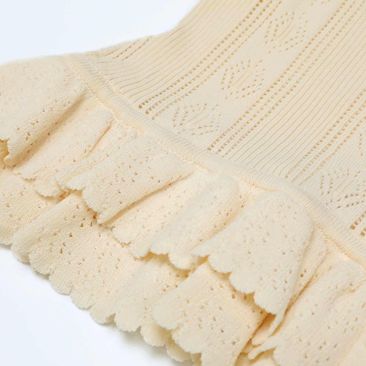 TRENDING APRICOT KNIT TWO-PIECE SET - OWNCI