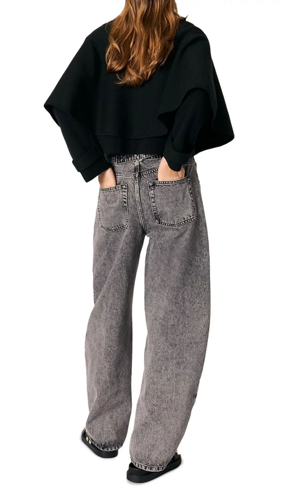 Fashionslee Women Cape Effect Cardigan
