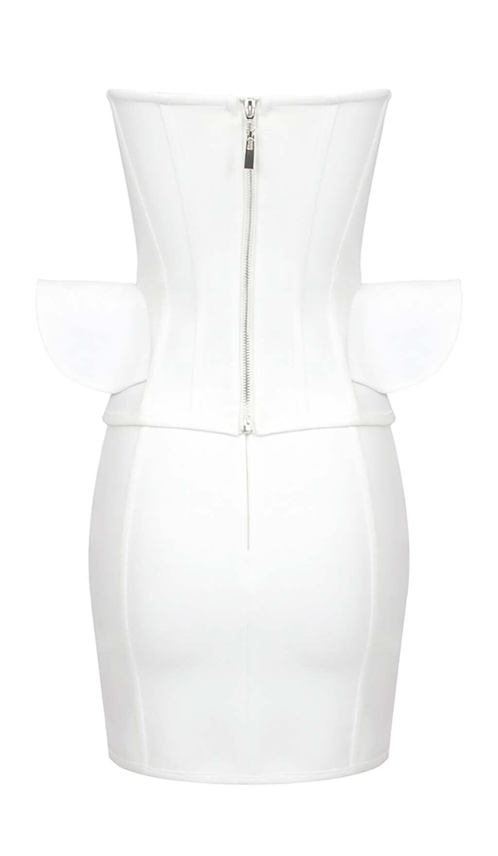 dba8b91c19644a8bf9cfaefc35083708.jpeg Fashionslee Women Lace-Up Off Shoulder Mini Dress In White