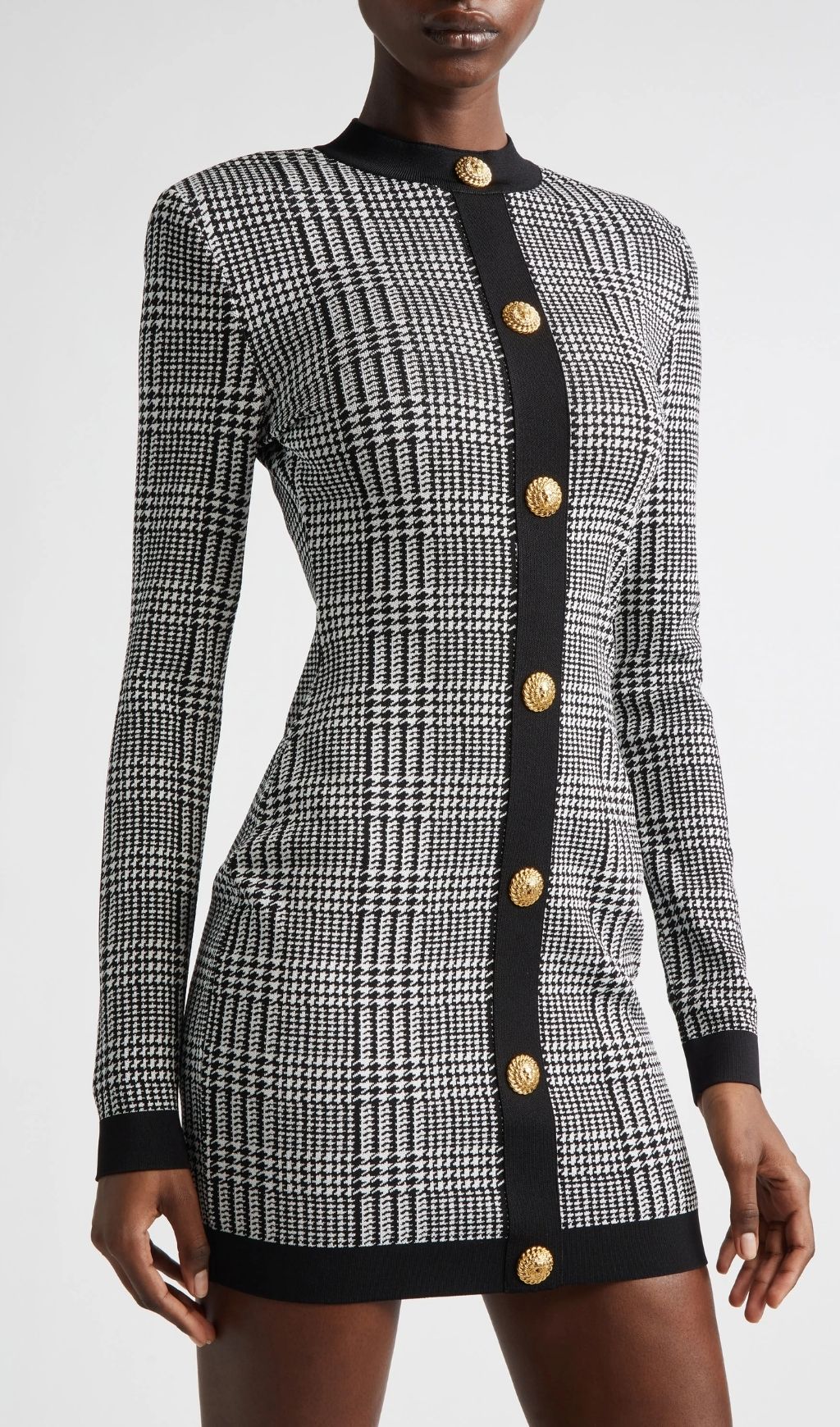Fashionslee Women Karinda Long Sleeve Knit Mini Dress