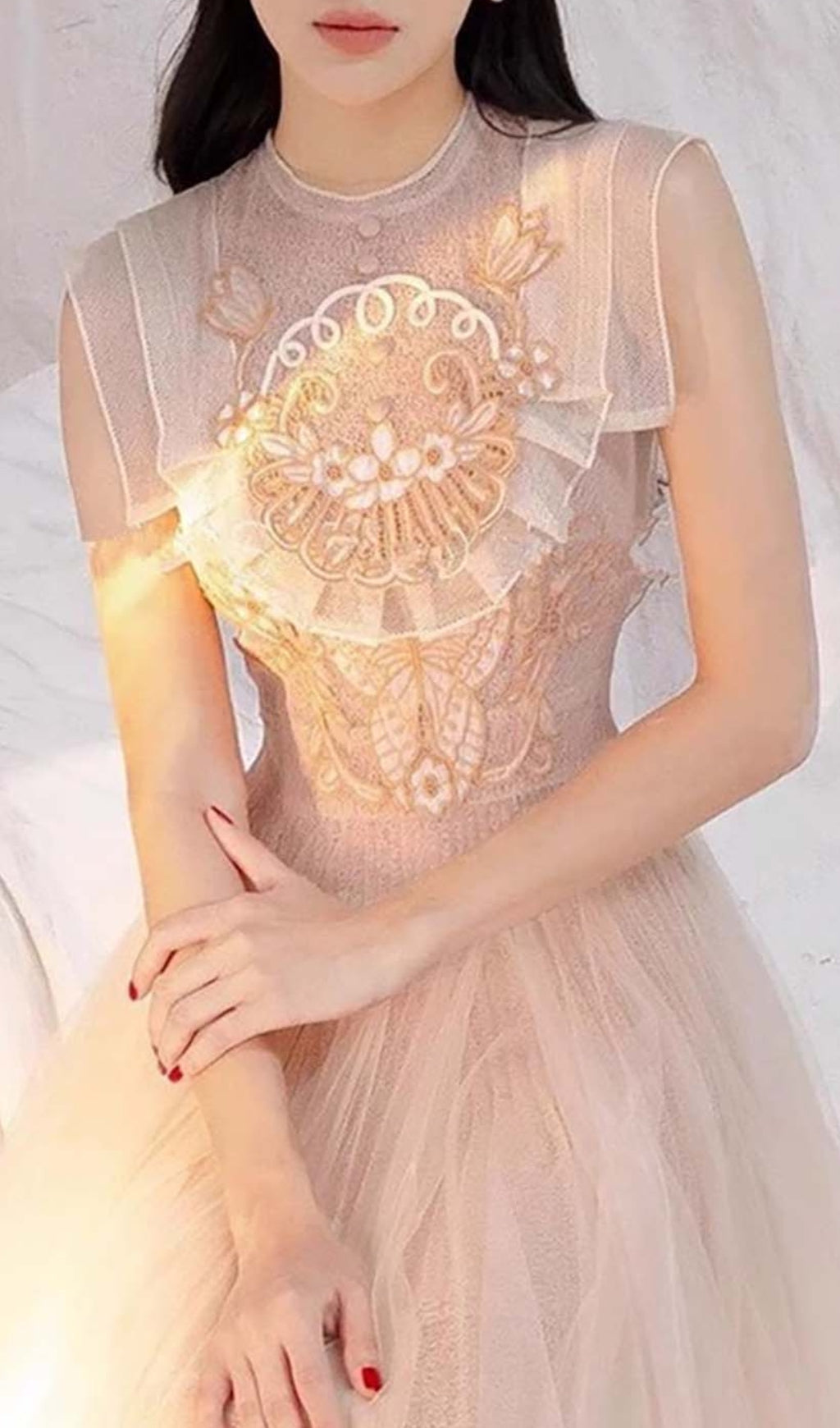 dcaac5b1b6b722cc6a3e6b107a84d631.jpeg Fashionslee Women Mesh Embroidered Skater Dress