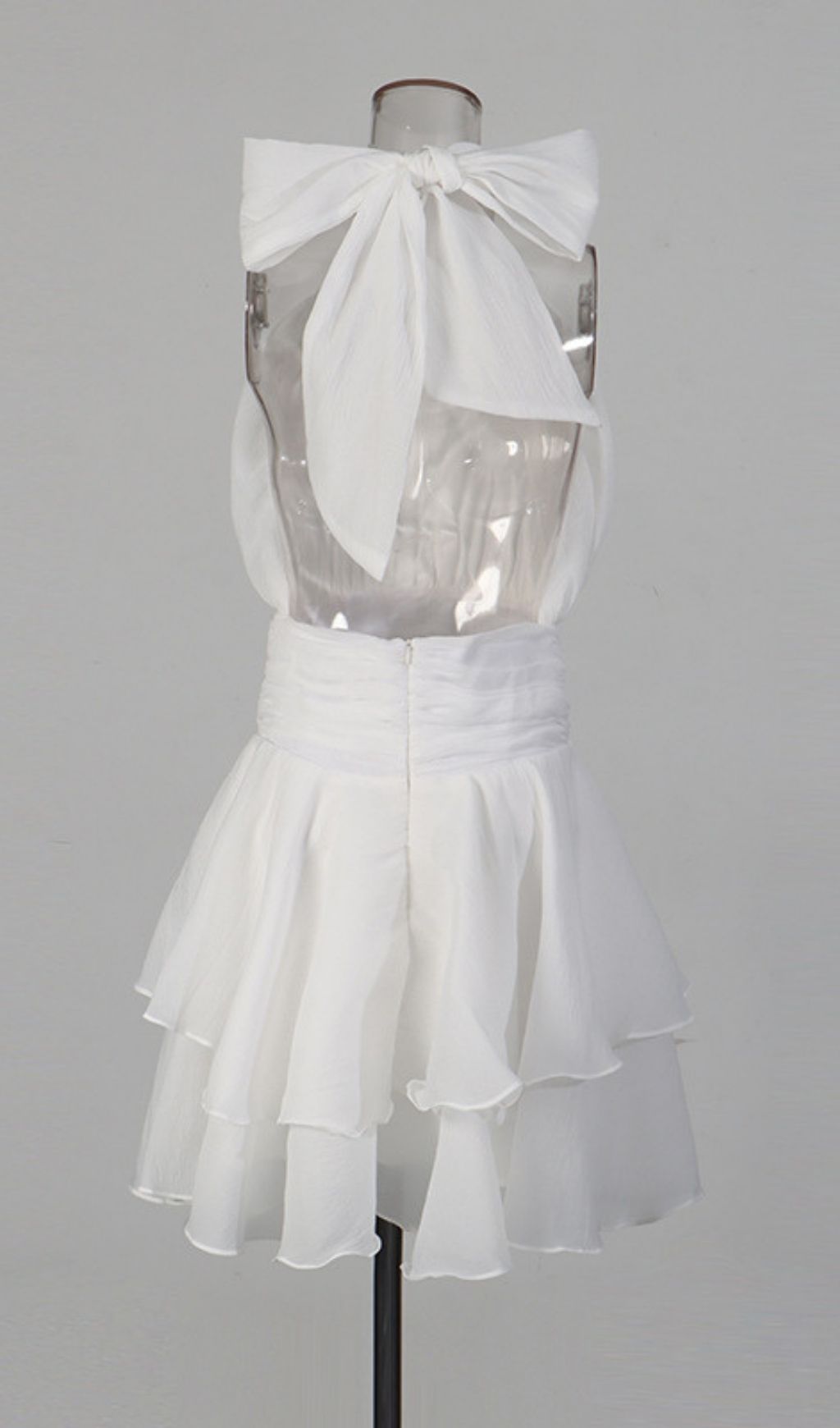 dd4b8b631d403cd3e7d048ee808c5a07.jpg Fashionslee Women Kennedi White Halter Mini Dress