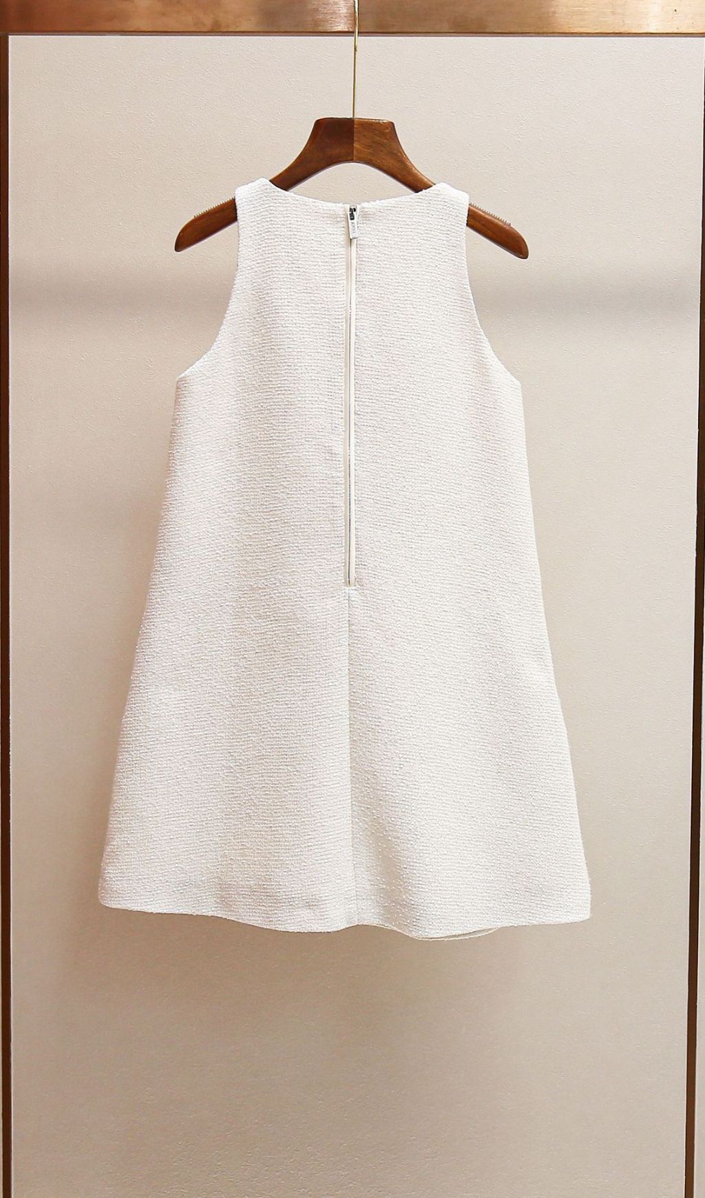 Fashionslee Women Fannie White Bowknot Mini Dress