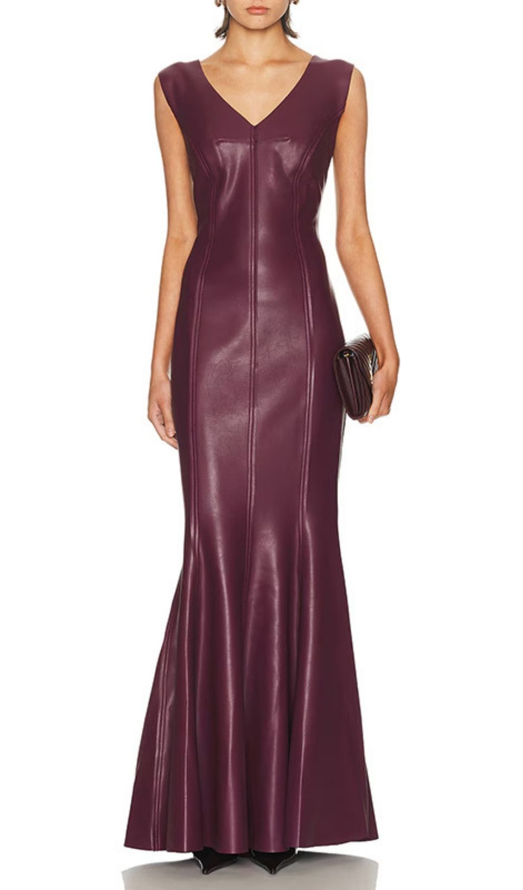 Fashionslee Women Kanai V-Neck Sleeveless Maxi Dress