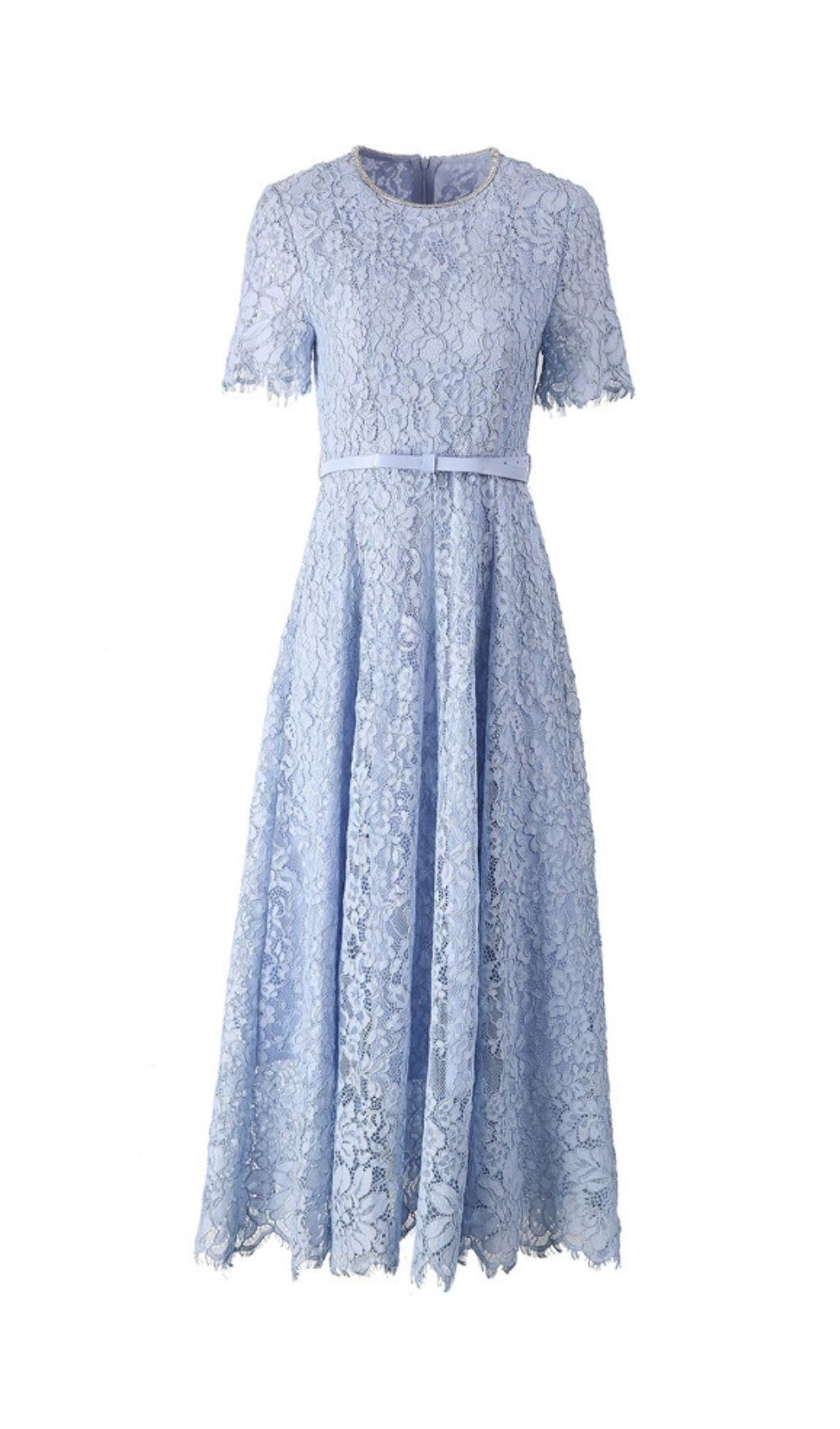 de6a295a6493d2024561fcee569b25a2.jpg Fashionslee Women Hilary Blue Lace Midi Dress