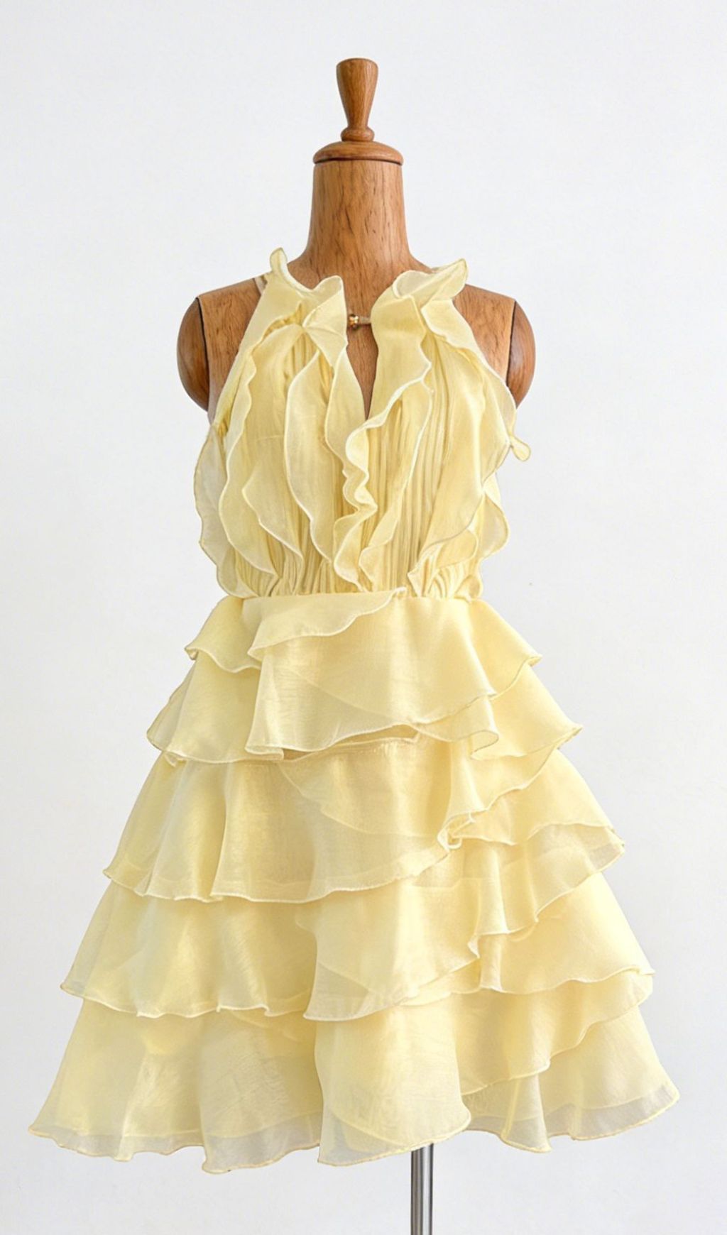 TRENDING HALTER RUFFLE MINI DRESS - OWNCI TRENDING HALTER RUFFLE MINI DRESS - OWNCI