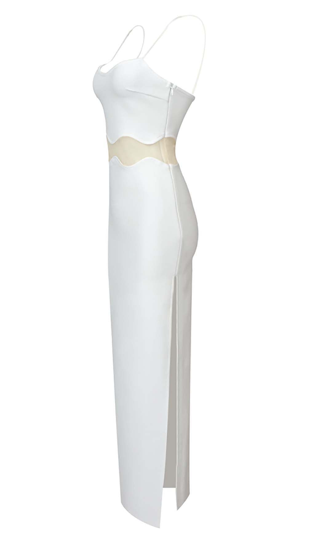 de97f67b3fa9bc293ec48c00242ebdcf.jpeg Fashionslee Women Scalloped Mesh Insert Maxi Dress In White