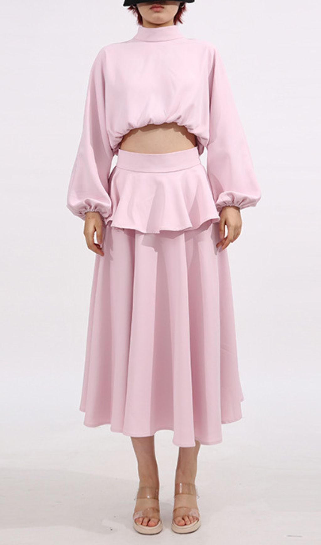 Fashionslee Women Ferlin Pink Long Sleeve Two-Piece Set
