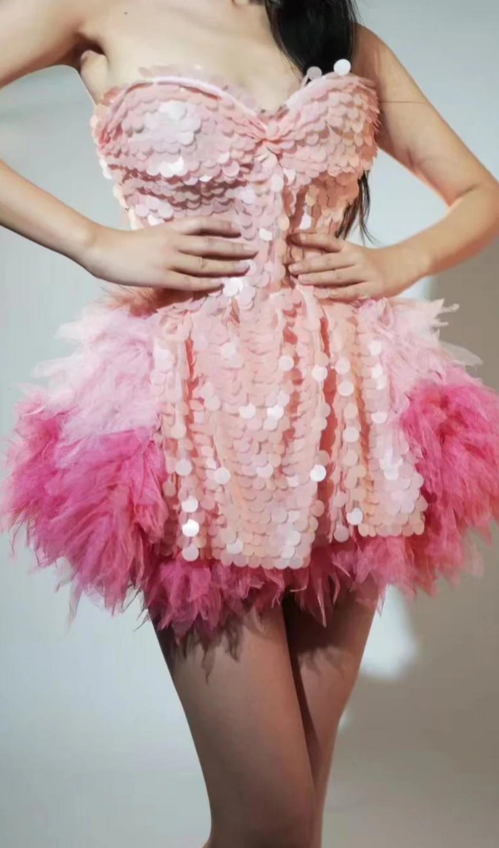 Fashionslee Women Melina Corset Tulle Trimmed Skirt Set In Pink