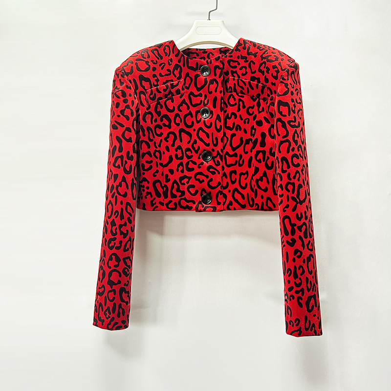 TRENDING RED LEOPARD COORD SET - OWNCI TRENDING RED LEOPARD COORD SET - OWNCI