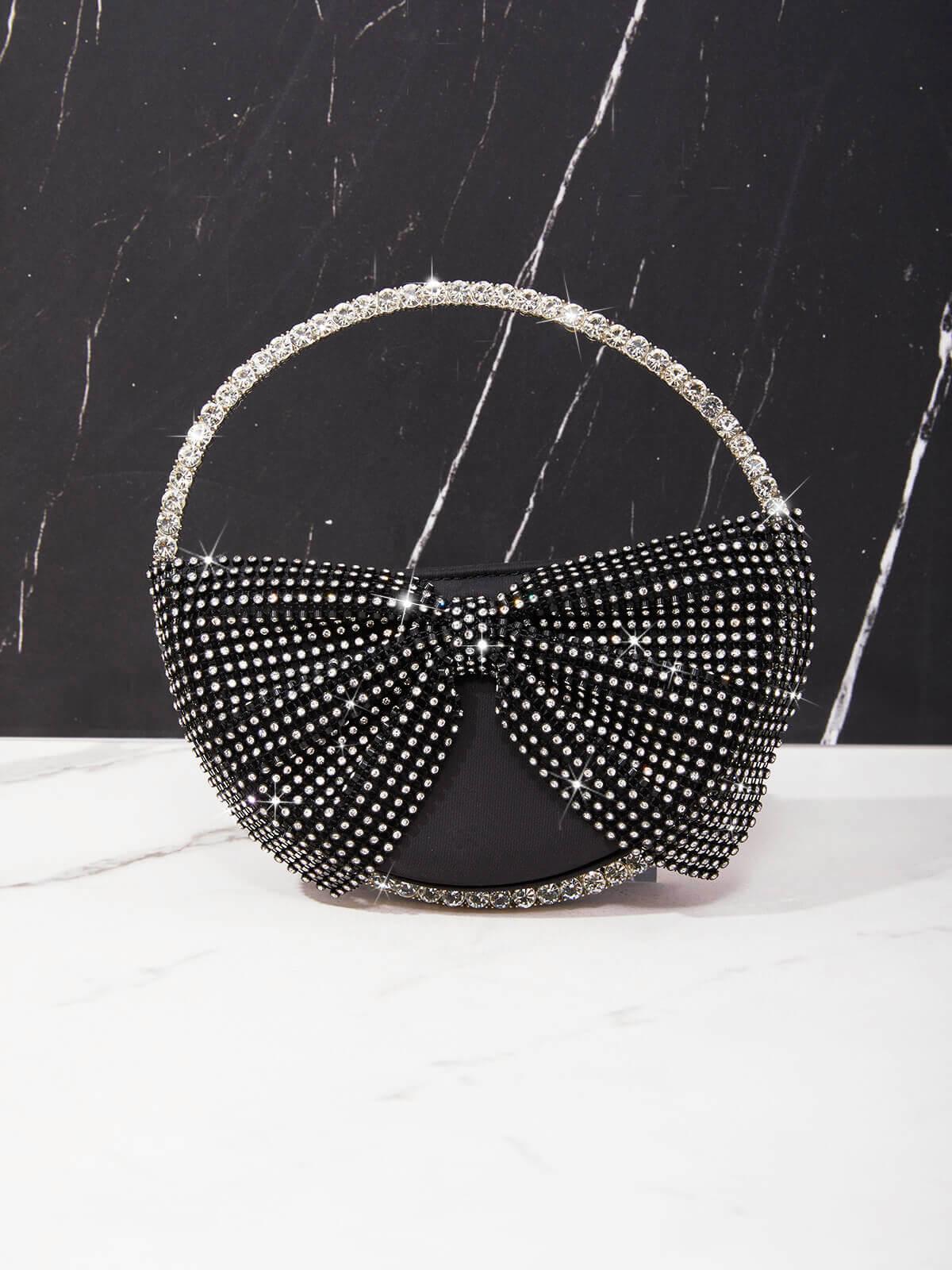 dfc0a6f9621a333b95d1b8d988e65e3d.jpeg Fashionslee Women Crystal Bow Clutch