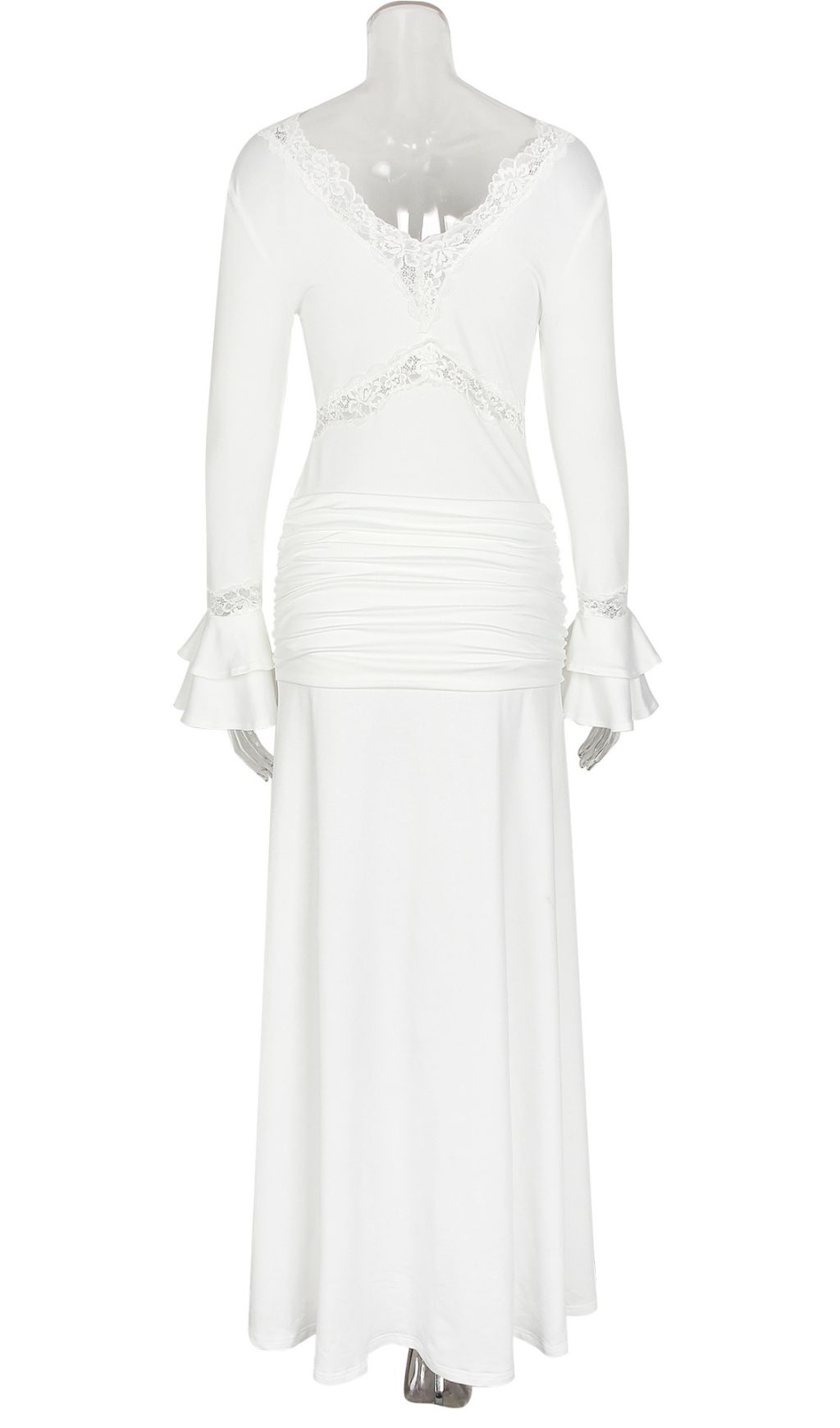 e04fe8e4e3a54e5977518194b2f85c39.jpg Fashionslee Women Akeelah Flare Sleeve Tie Up Maxi Dress
