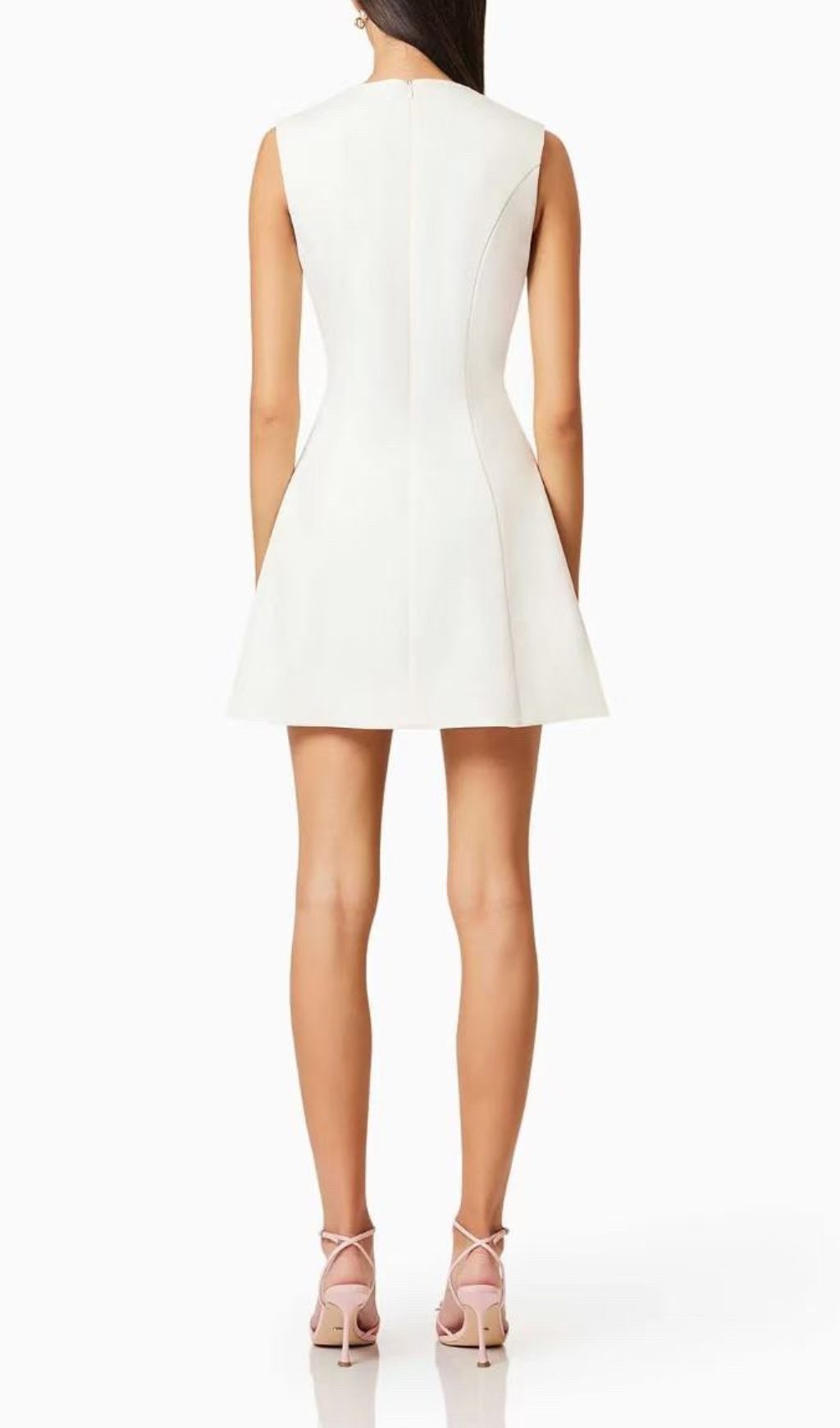 Fashionslee Women Erica White Flower Mini Dress