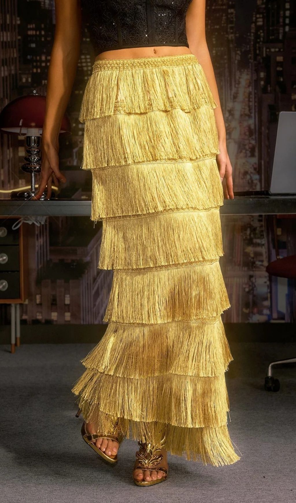 TRENDING FRINGE TIERED SKIRT AESTHETIC - OWNCI TRENDING FRINGE TIERED SKIRT AESTHETIC - OWNCI