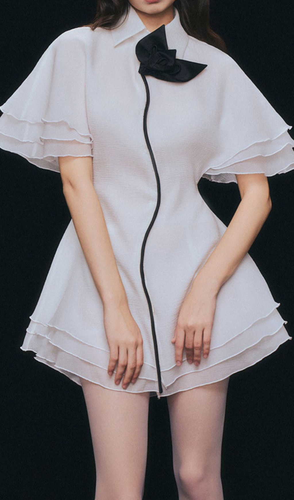 e1298cc1d11d46dd99630a97e3831da3.jpg Fashionslee Women Glenda White Embellished Mini Dress