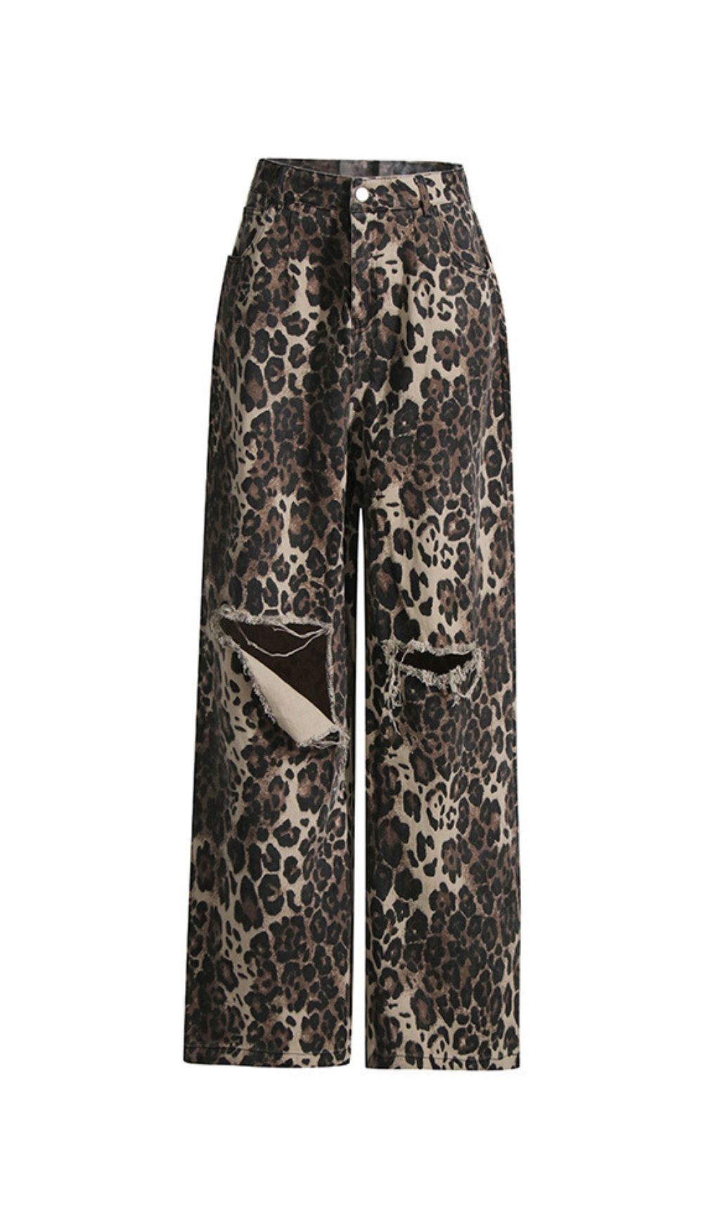 e14e340d83eaf234073791674b607c70.jpg Fashionslee Women Jada Leopard Denim Pants