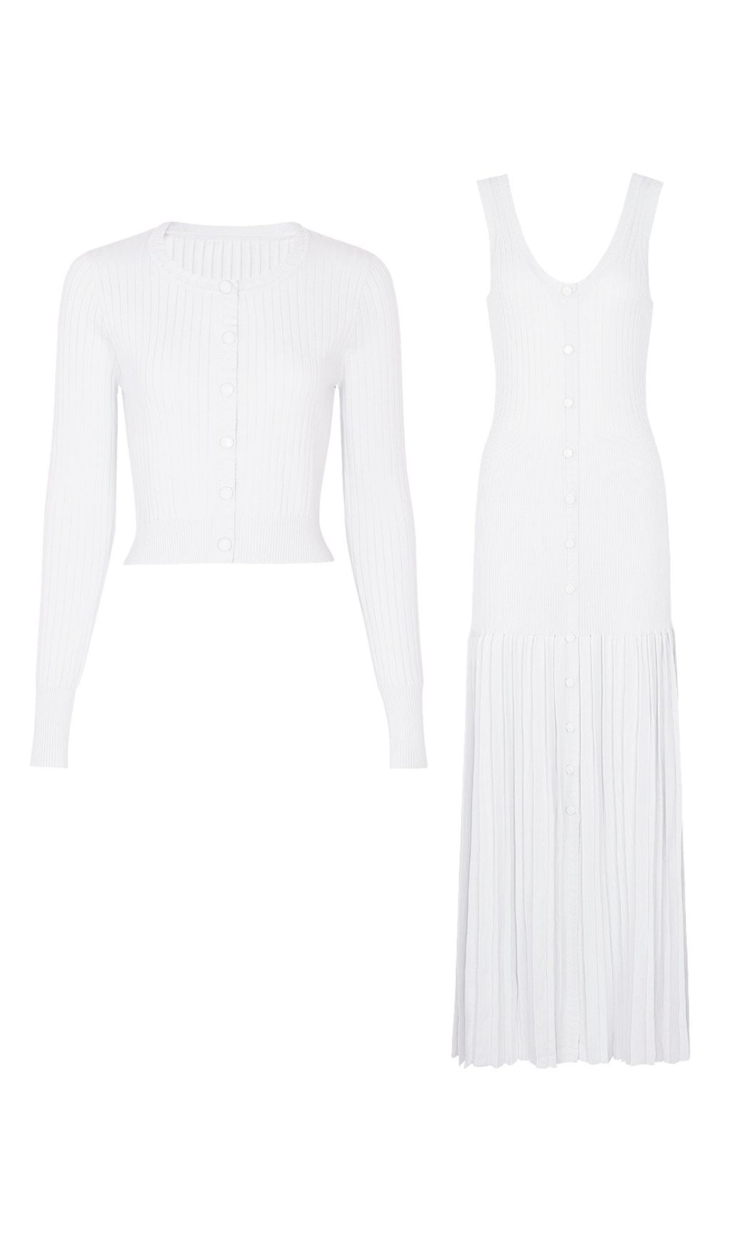 e1b8c96b189dee8de28126c29c1615dd.jpg Fashionslee Women Jackie White Knit Cardigan & Maxi Dress