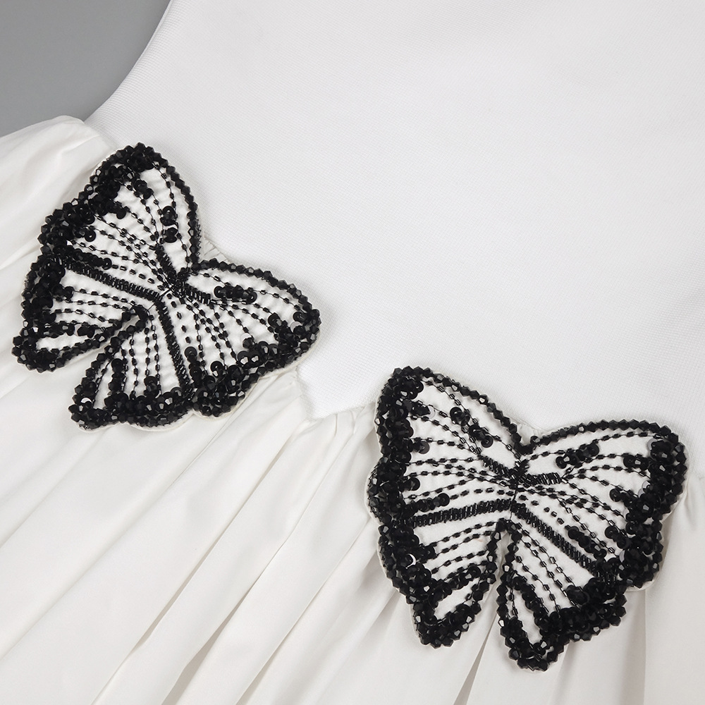 e1ca868b4fdea1d5181ac7f001e41b45.jpg Fashionslee Women Faron White Butterfly Midi Dress