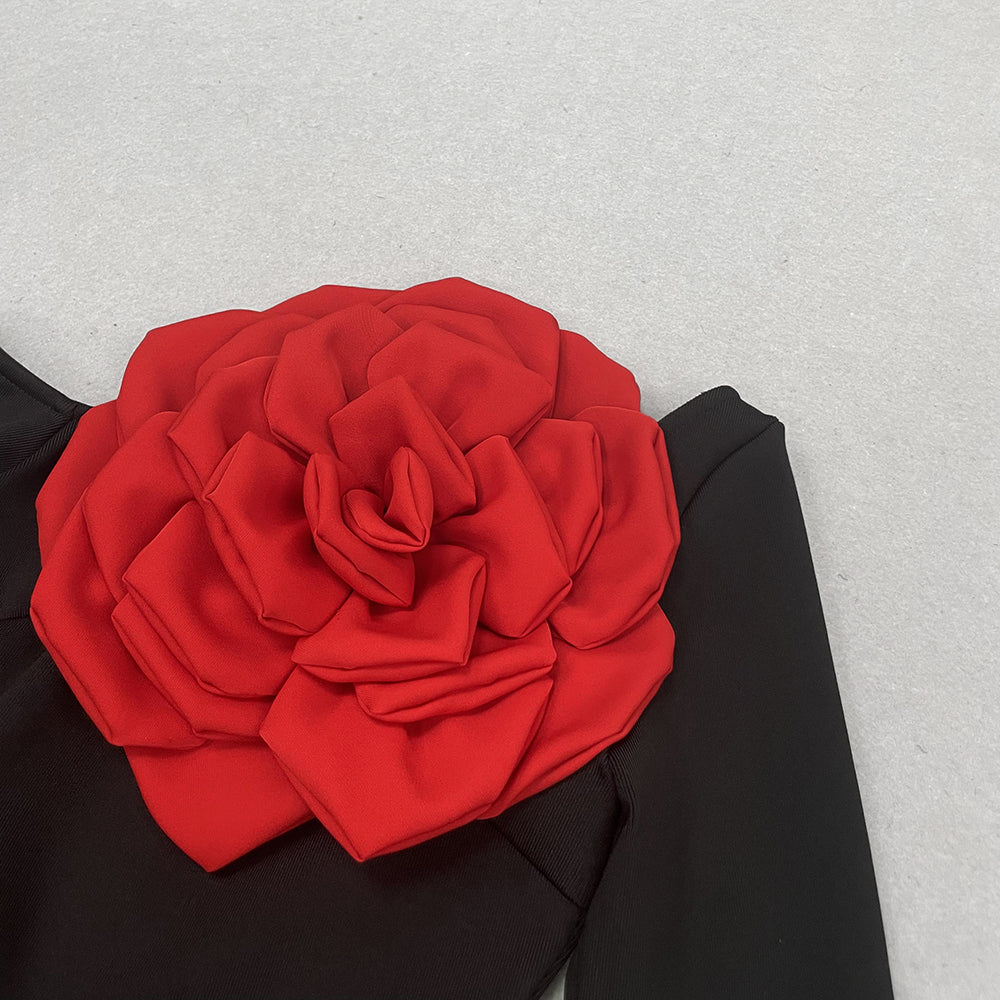 e1d30926dbf4a29587d03fb9f22ca8c1.jpeg Fashionslee Women Arlene Off Shoulder Red Flower Maxi Dress