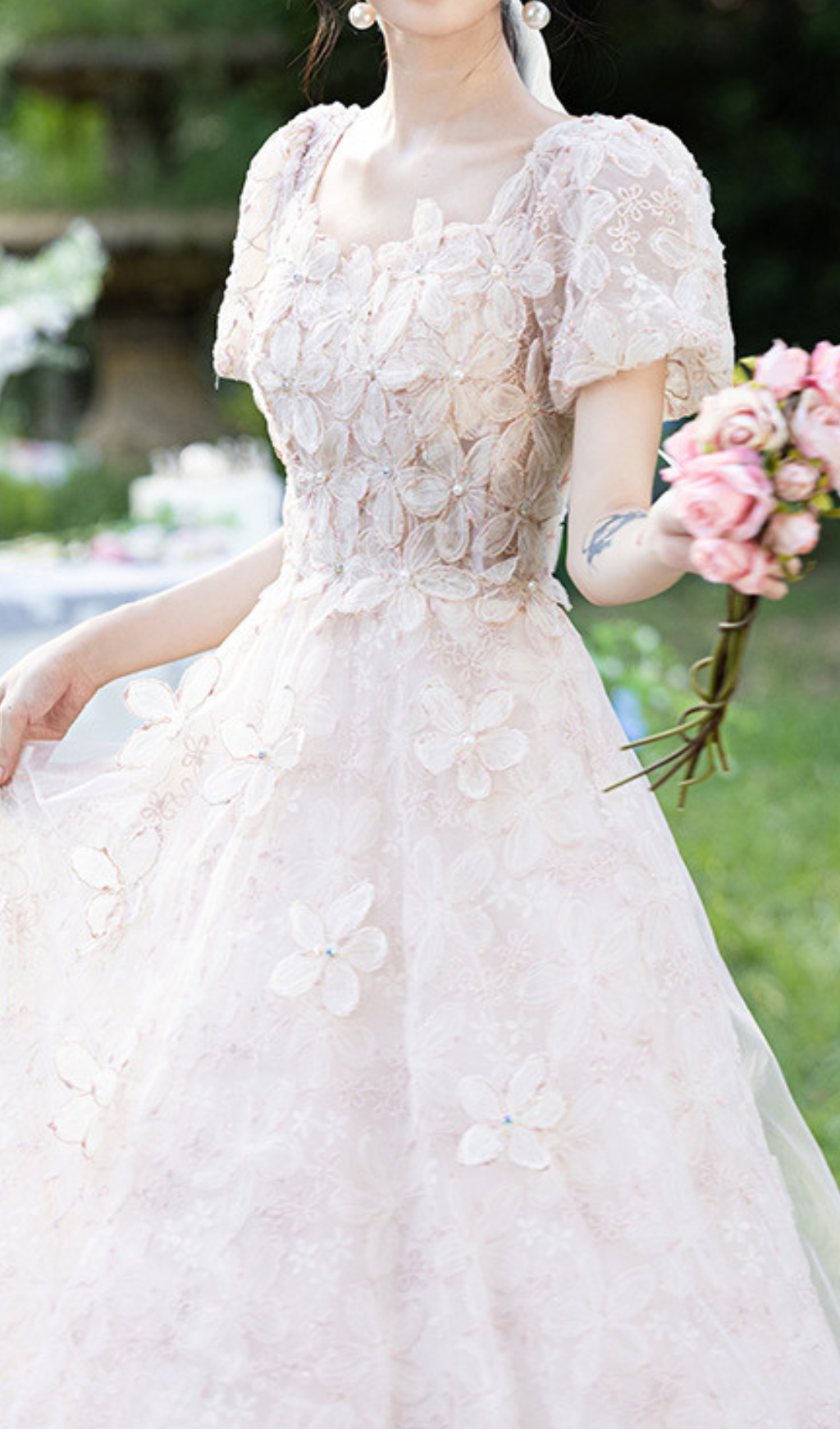 e1f687bbd7a3a7d01aa676f619787c43.png Fashionslee Women Gable Flower Mesh Maxi Dress