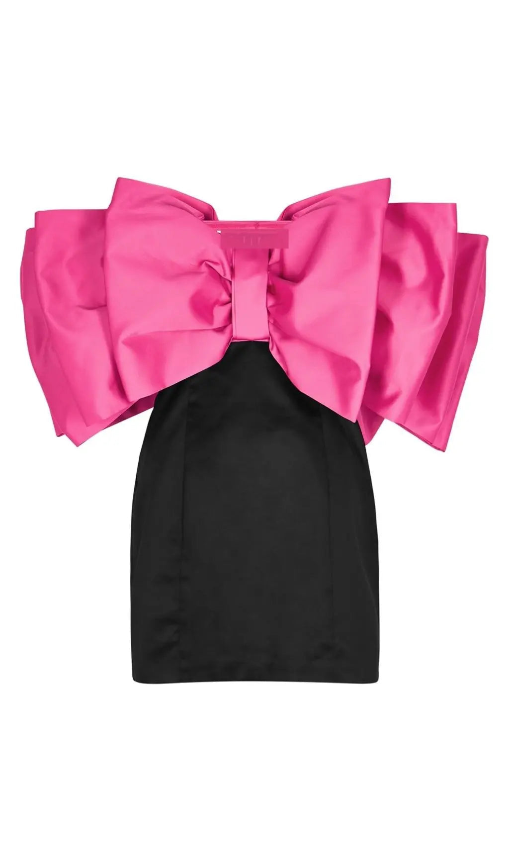 Fashionslee Women Sexy Bowknot Strapless Mini Dress