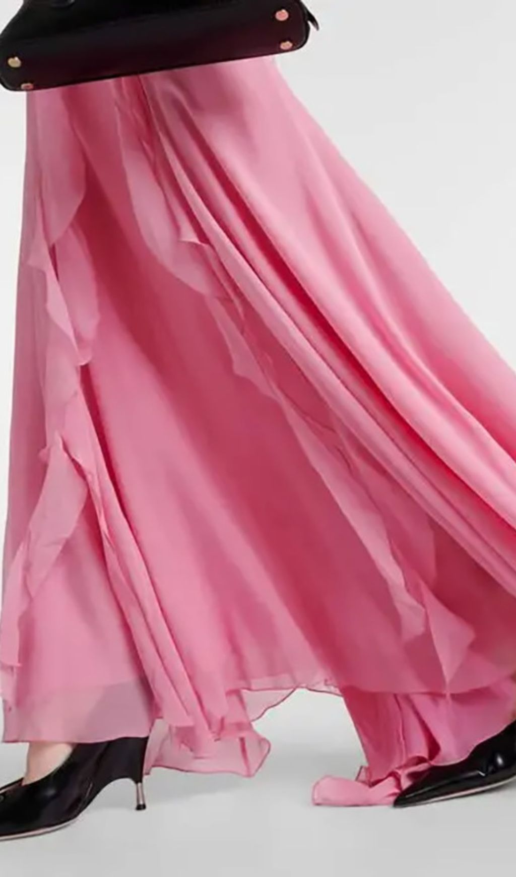 Fashionslee Women Frazier Pink Strappy Flower Maxi Dress