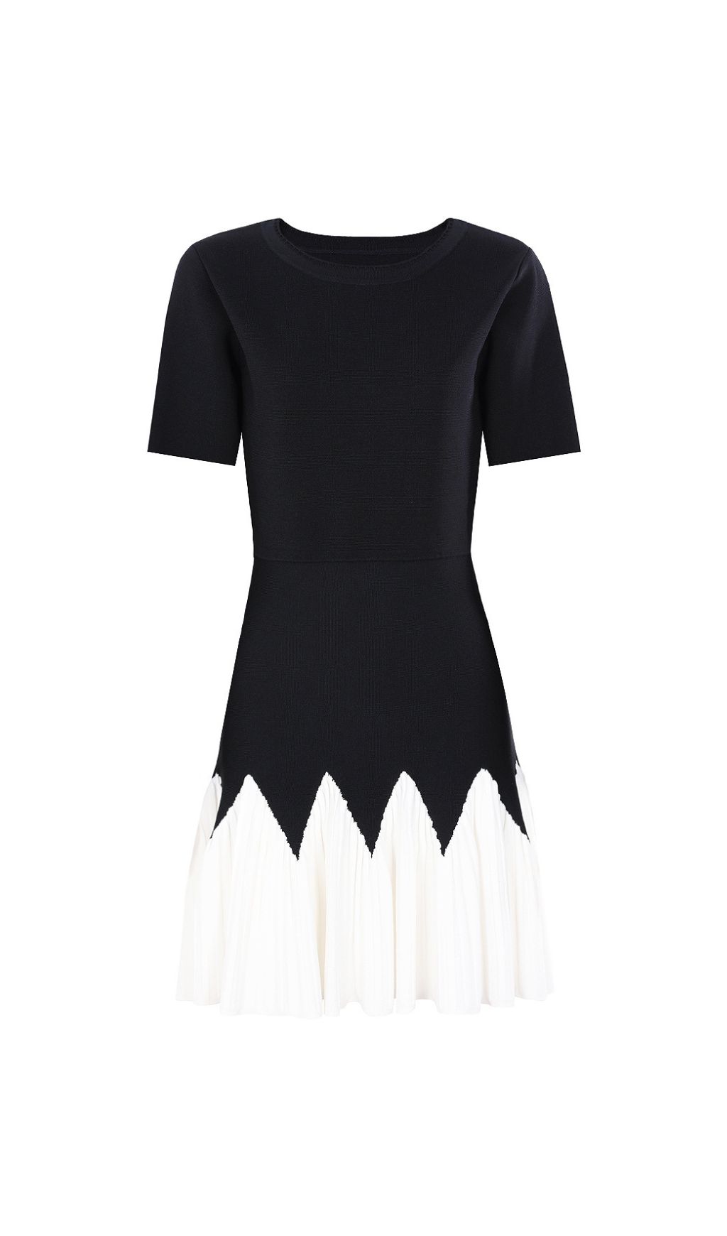 Fashionslee Women Julinka Knit Pleated Mini Dress