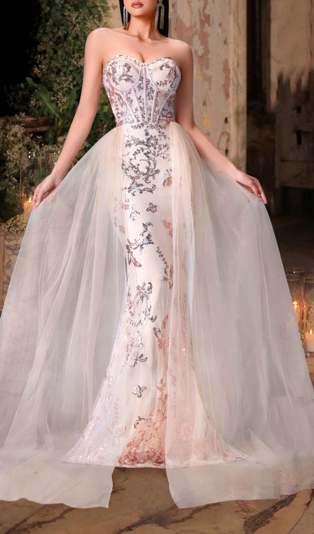 e2793b6117677a7de07909a0e7b26308.jpg Fashionslee Women Kaily Srapless Corset Sequin Mesh Maxi Dress
