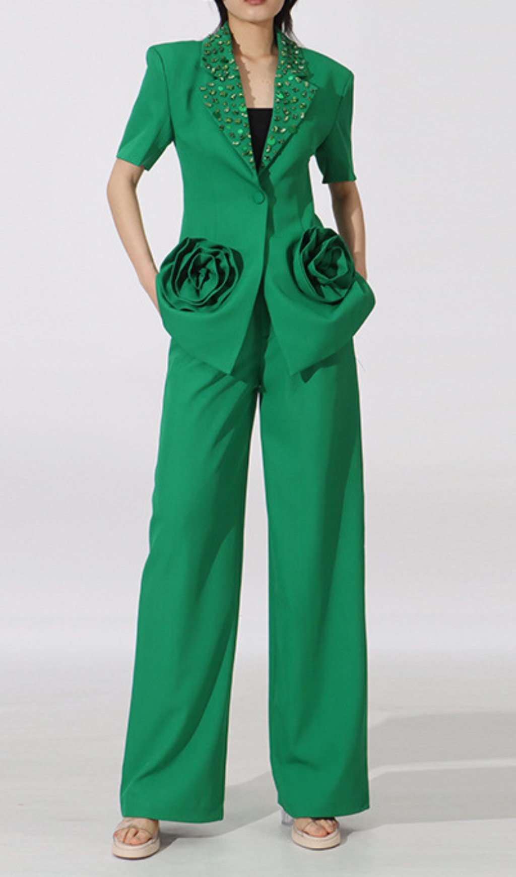 e28f5913c2ac5dad29a89d1c159ebc1c.jpg Fashionslee Women Enola Flower Diamond Blazer & Pants Set