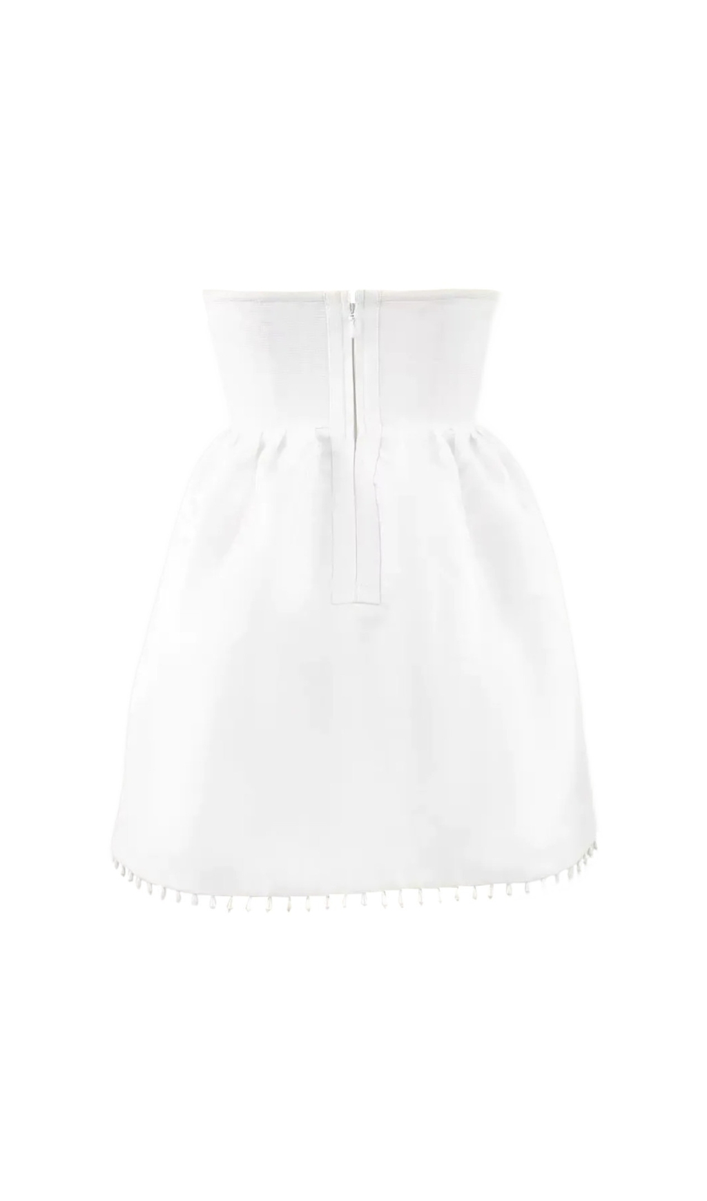 e33363e9b0bba4f4eea8065e8887a914.jpg Fashionslee Women Strapless Pearl Lace A Line Dress