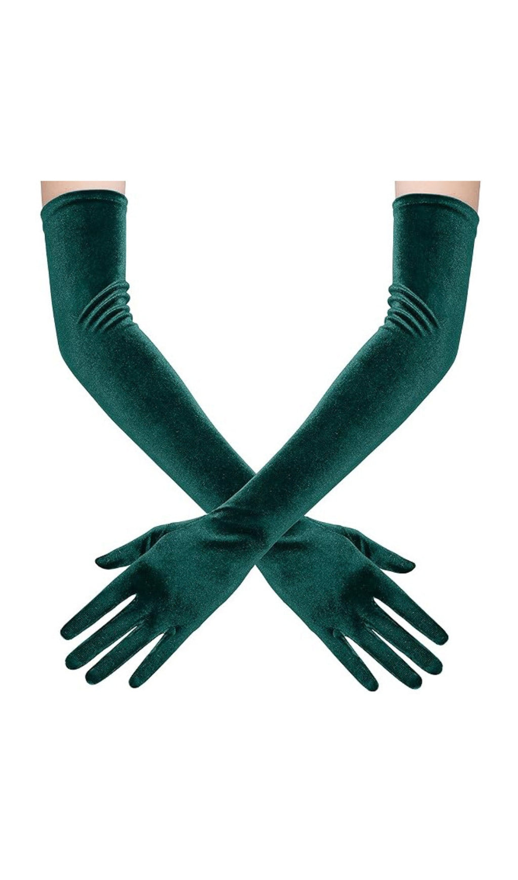 e35ce443b4a87e22145bf68c3d04f991.jpeg Fashionslee Women Green Velvet Gloves