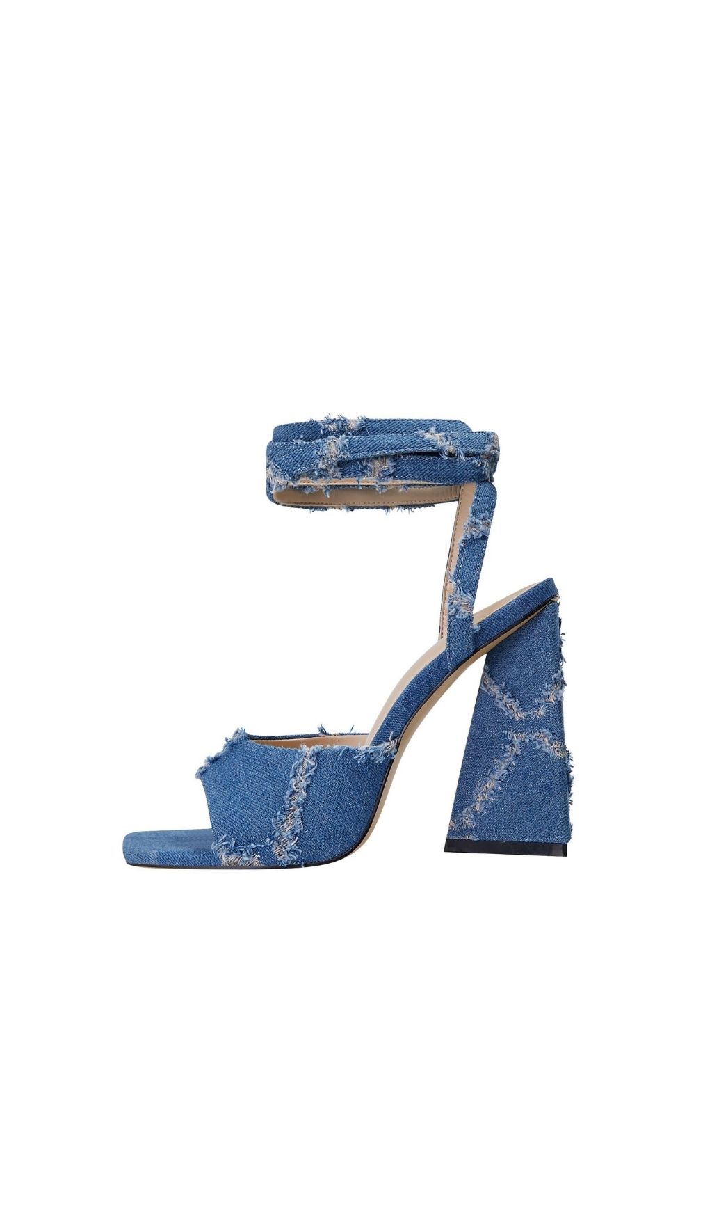 e3b4bfdbce7a83bad95d693eb3abd768.jpg Fashionslee Women Kyree Denim Heels