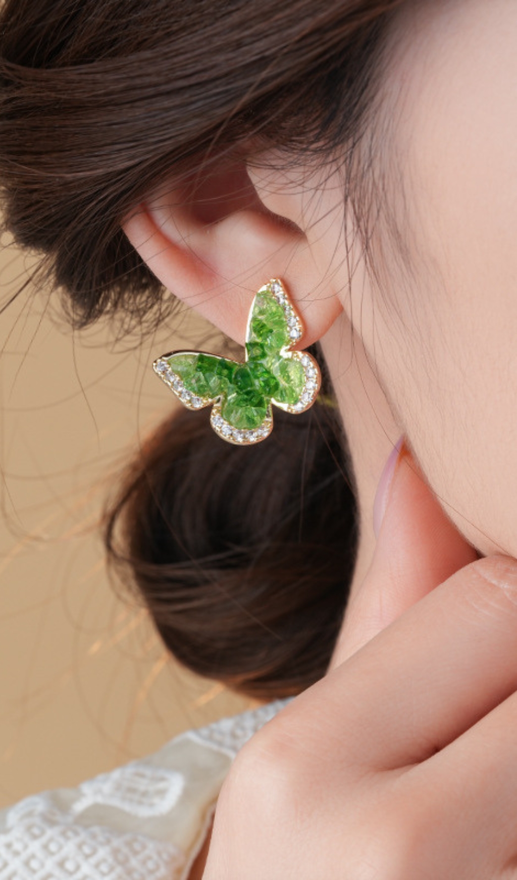 e3f12af7358df2ebeabce8e9dd952bbc.jpg Fashionslee Women Dmitri Green Butterfly Earrings