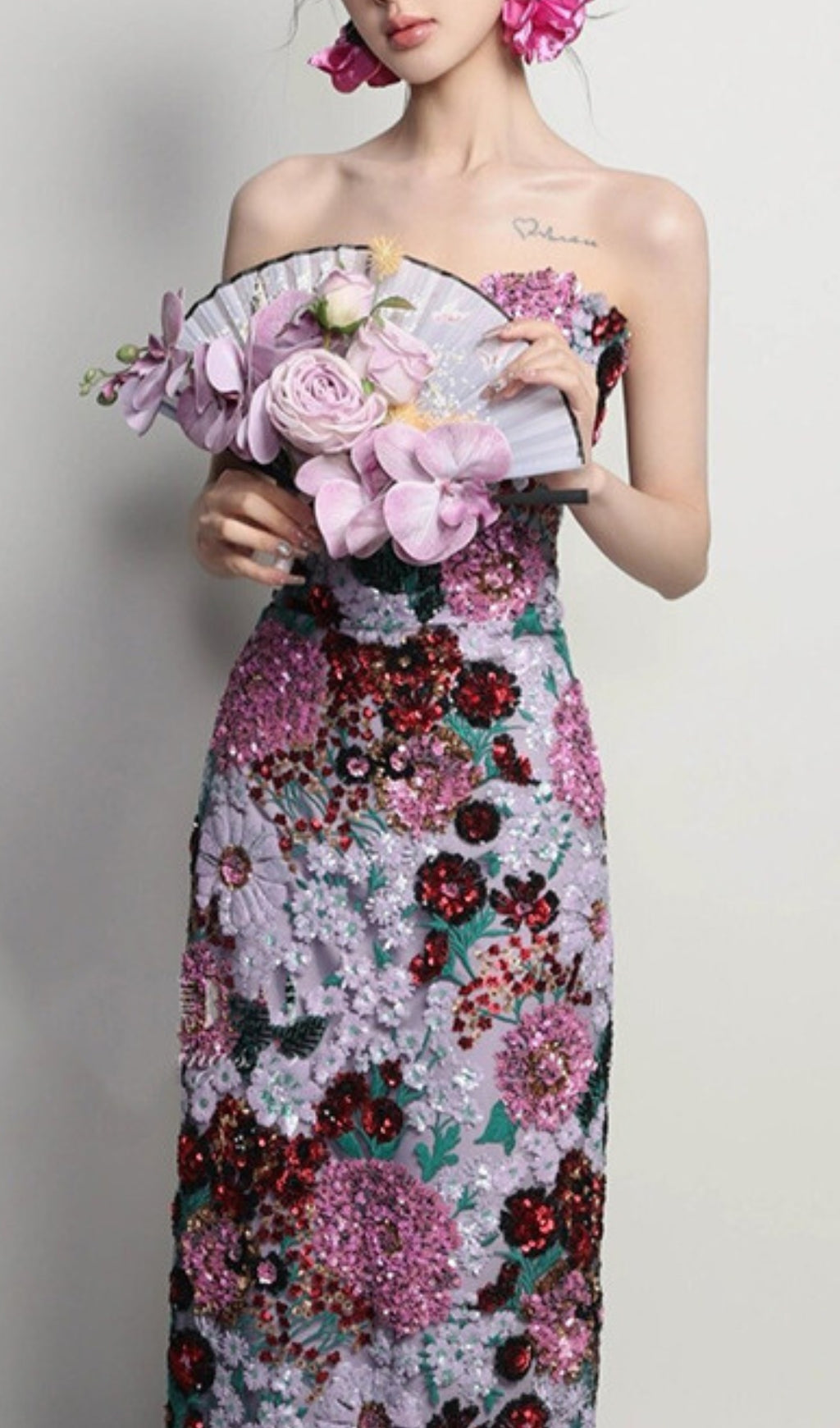 e495320415063baf1328f1452e546d52.jpeg Fashionslee Women Anke Floral Sequin Maxi Dress