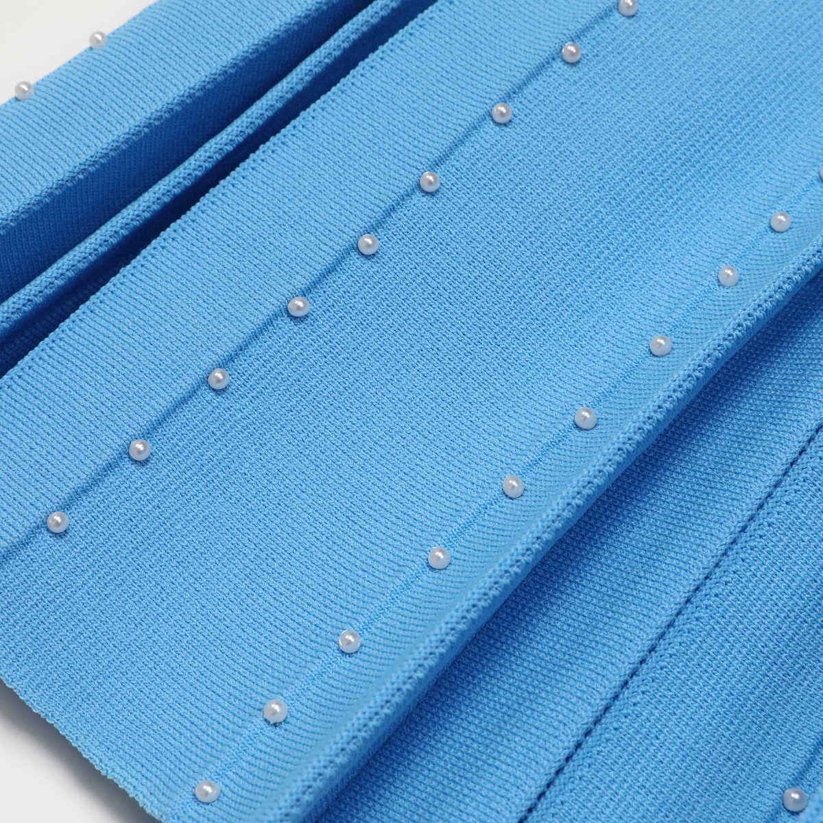 e4ada17d42e843eb7322564ab7e155d9.webp Fashionslee Women Kirby Blue Sleeveless Beaded Knit Mini Dress