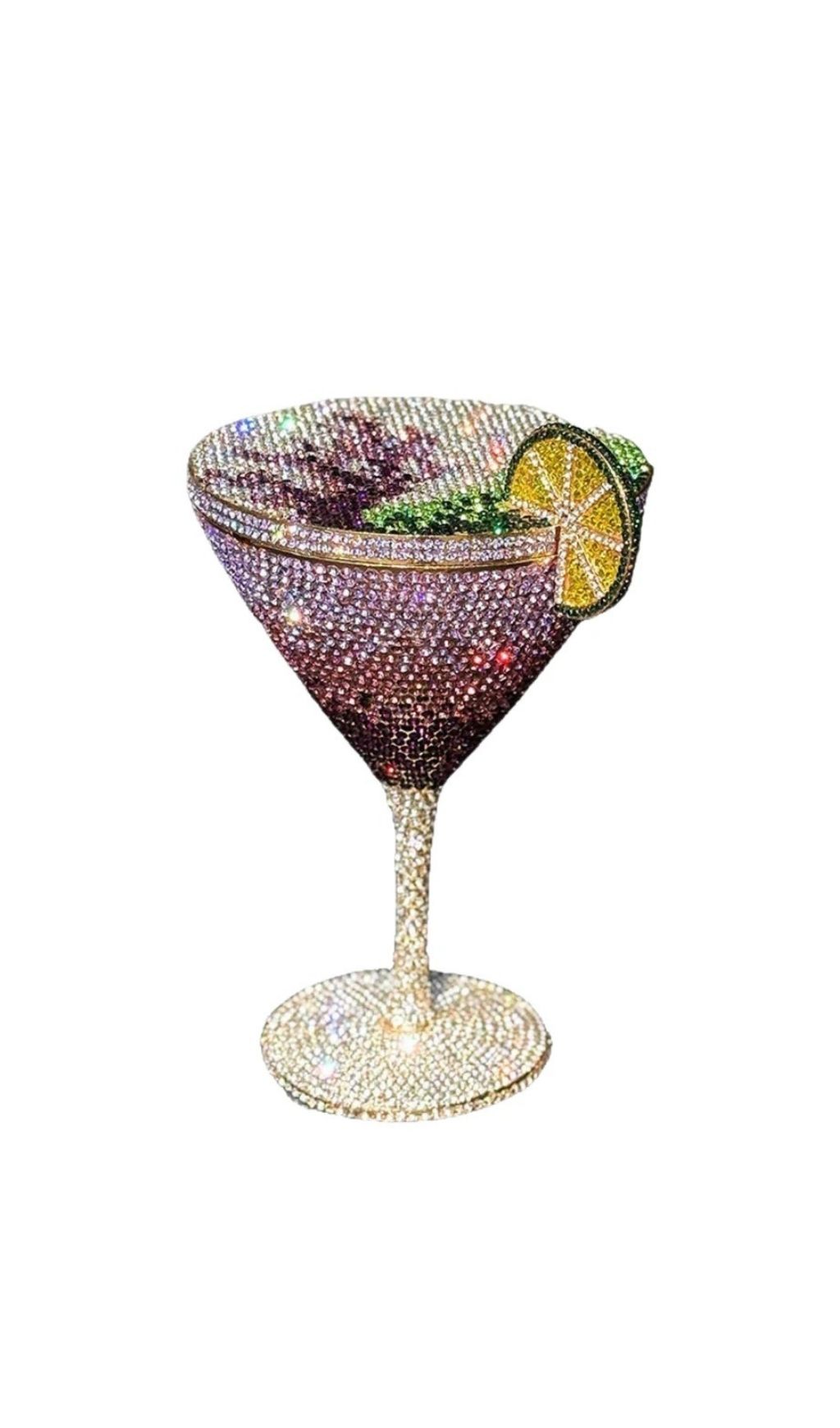 Fashionslee Women Garin Rhinestone Goblet Bag