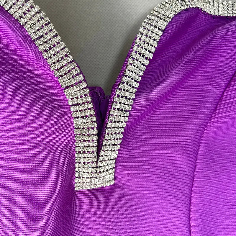 e4e717afd4c56bc065b87b40ec9af2de.jpeg Fashionslee Women Bandage Two Piece Diamond Encrusted Ruffle Sexy Mini Dress In Purple