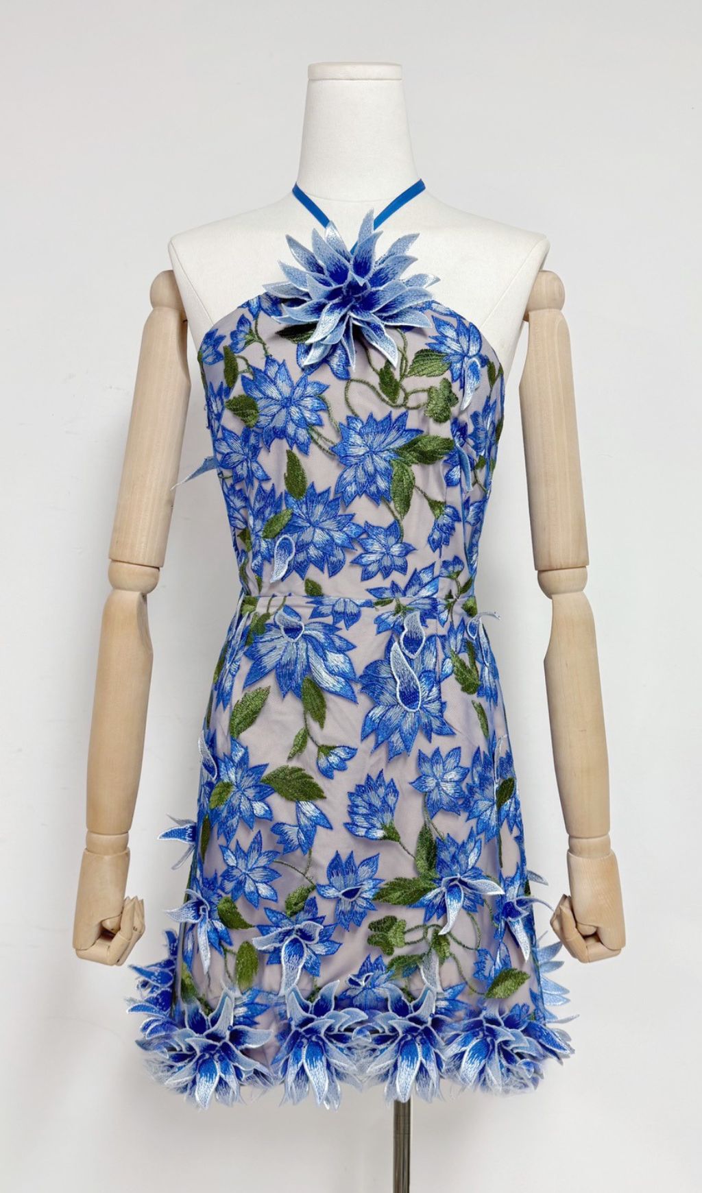 TRENDING HALTER FLORAL AESTHETIC MINI DRESS - OWNCI TRENDING HALTER FLORAL AESTHETIC MINI DRESS - OWNCI