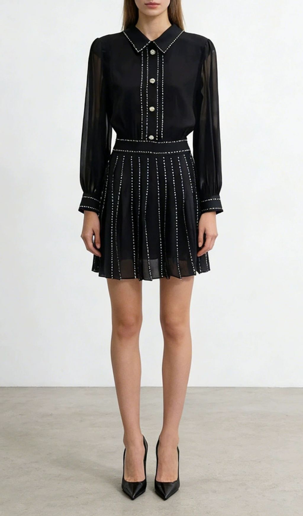 e5308950120f6d1334d32cd1fb6ce2e2.jpg Fashionslee Women Kaitlynn Black Long Sleeve Mini Dress