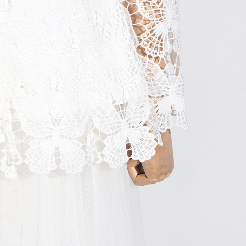 e54855117bc95fd2b69a180e3ab711d3.jpg Fashionslee Women Ceyla Flower Embroidery Mesh Skirt Set