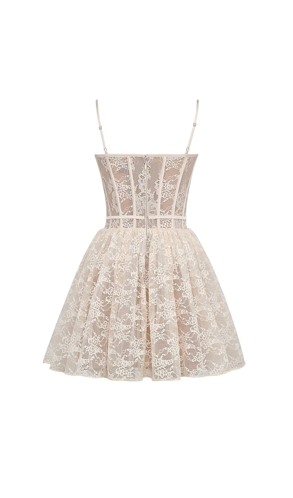 Fashionslee Women Chiho Corset Lace Mini Dress
