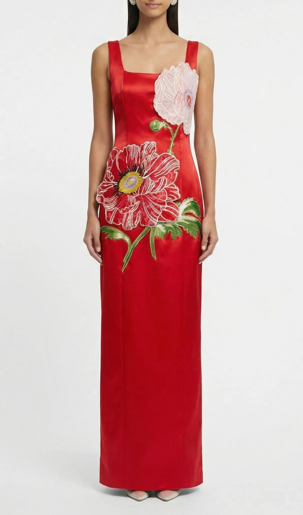 TRENDING FLORAL STRAP MAXI DRESS - OWNCI TRENDING FLORAL STRAP MAXI DRESS - OWNCI