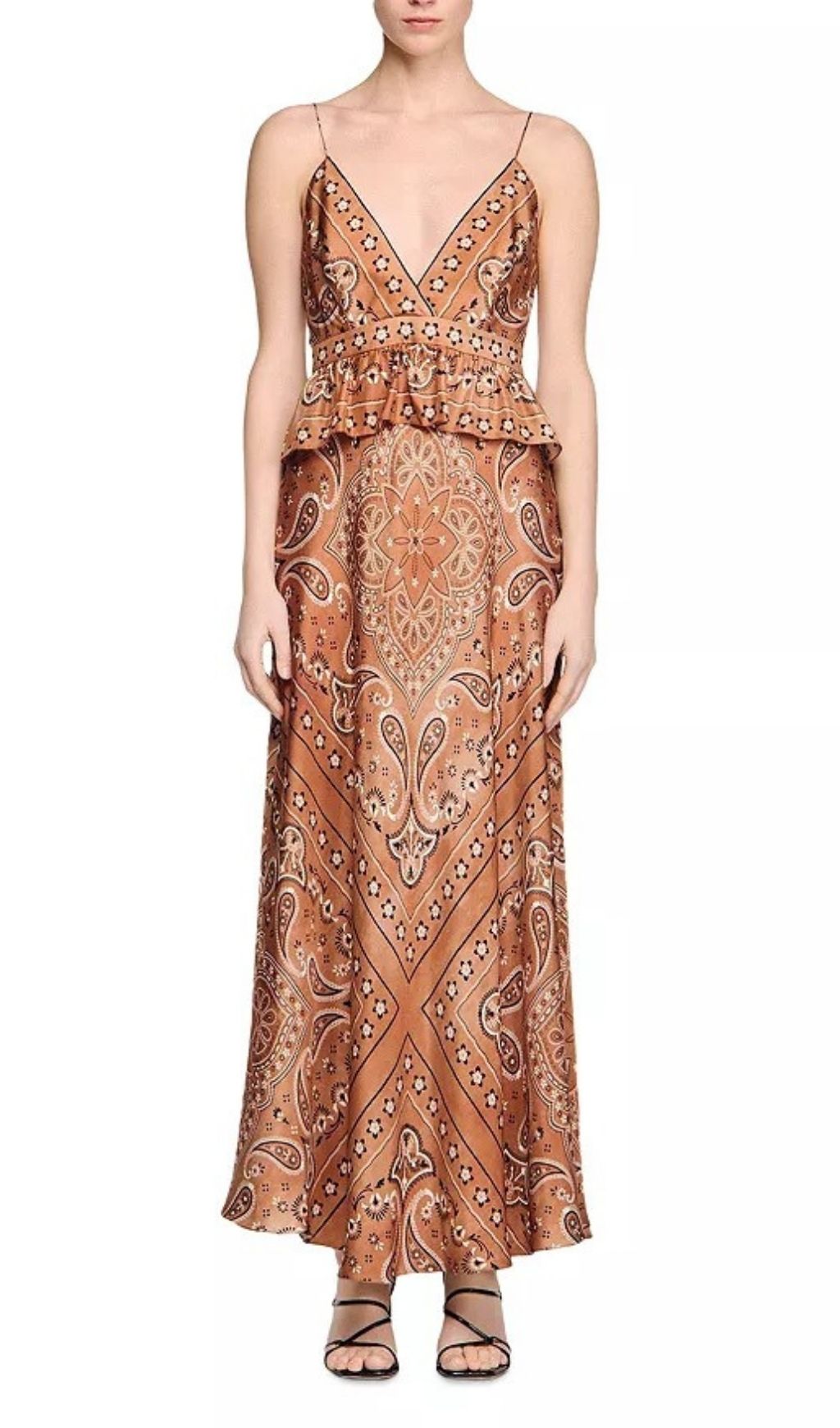 Fashionslee Women Bandana Print Maxi Dress