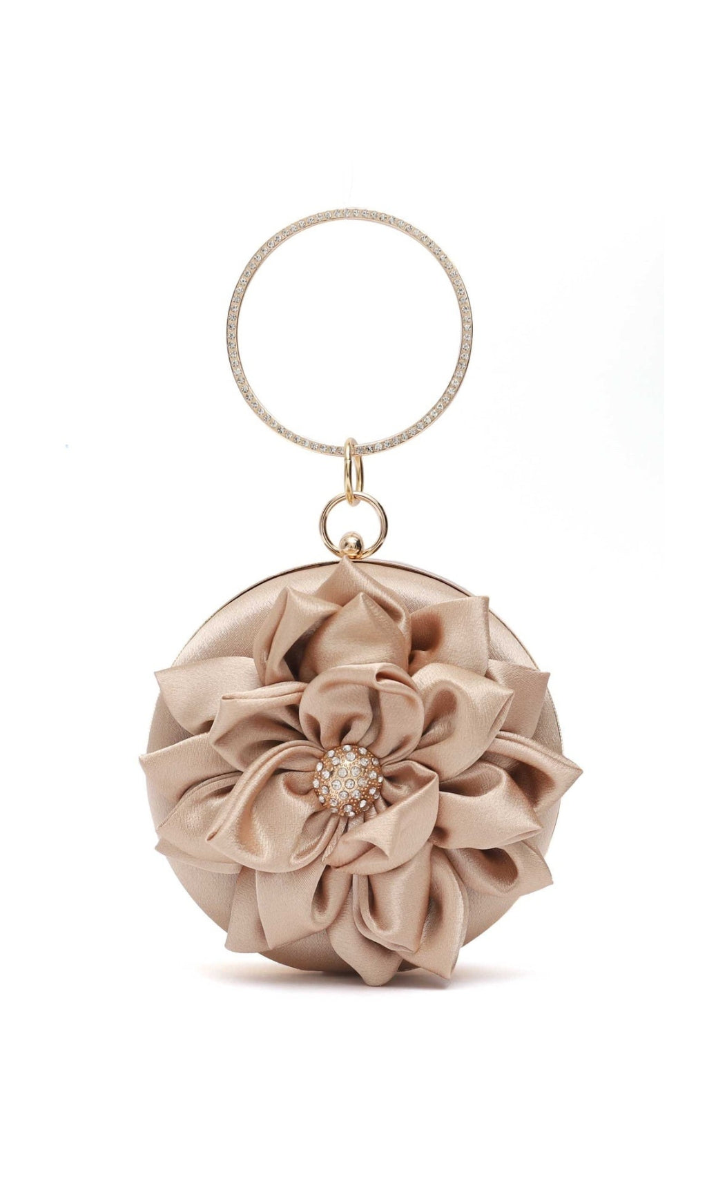 e6e53f09a71ccb482493c9c58608fc1e.jpeg Fashionslee Women Angelica Flower & Rhinestone Decor Clutch