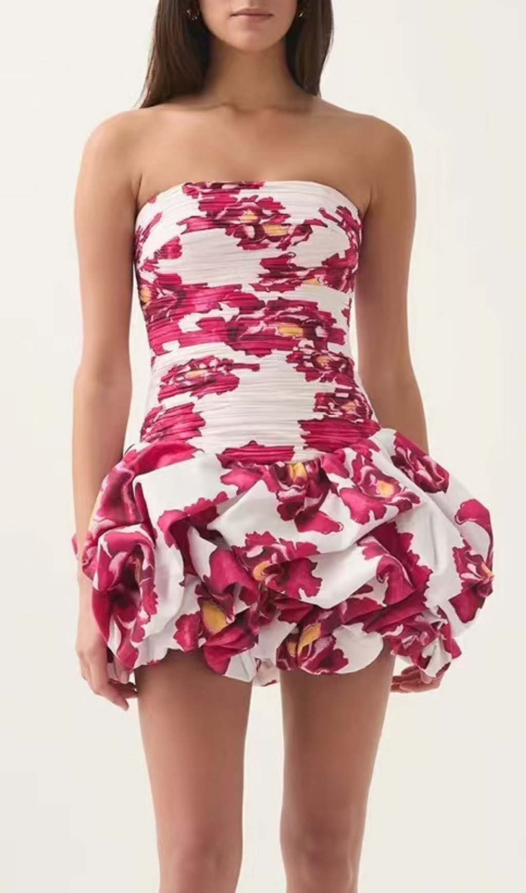 e6e8878981ed751b80e038490c31bd95.jpg Fashionslee Women Ellen Strapless Printed Mini Dress