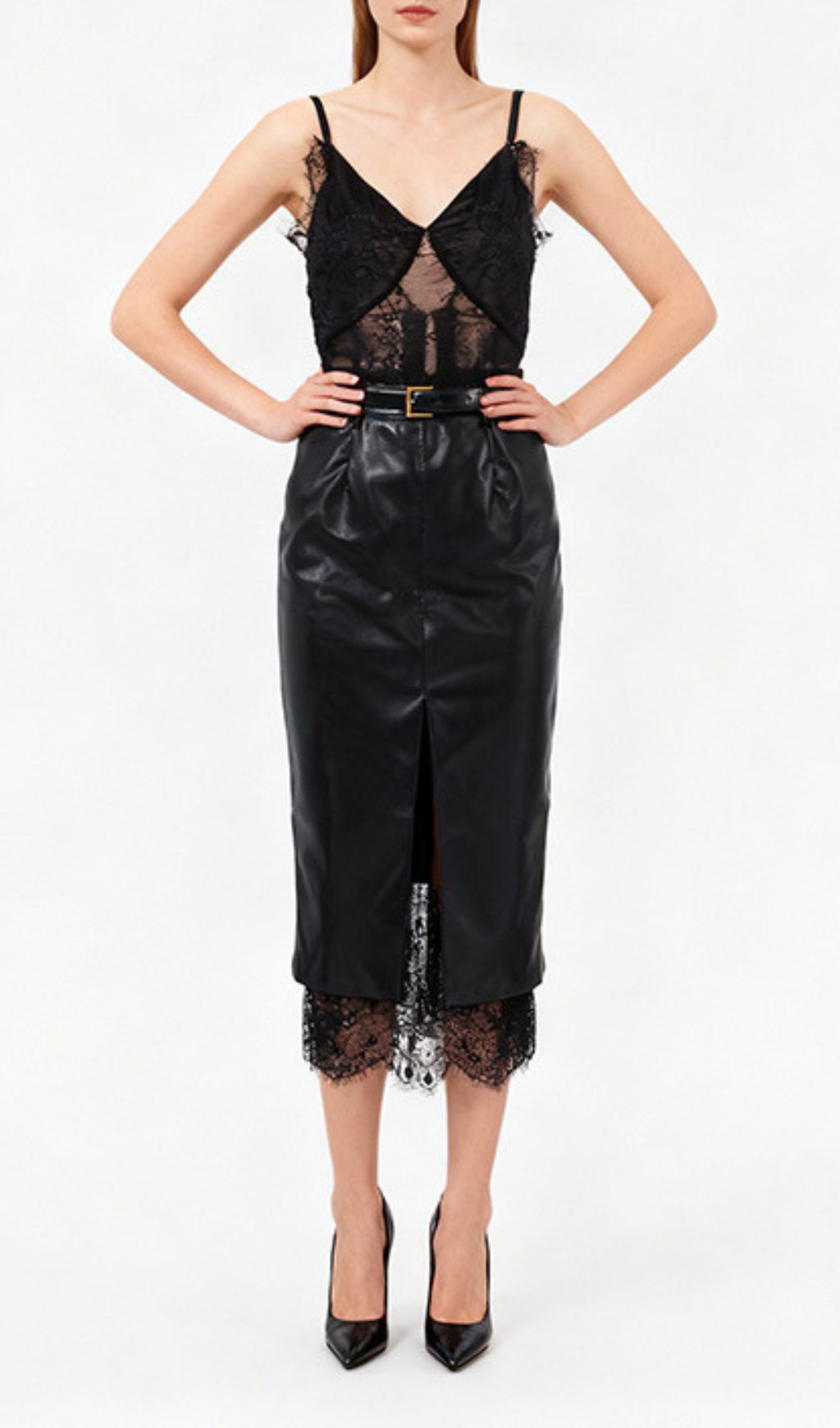 e7422f2949ed8190e54648794193f487.jpg Fashionslee Women Ilta Black Lace Midi Dress