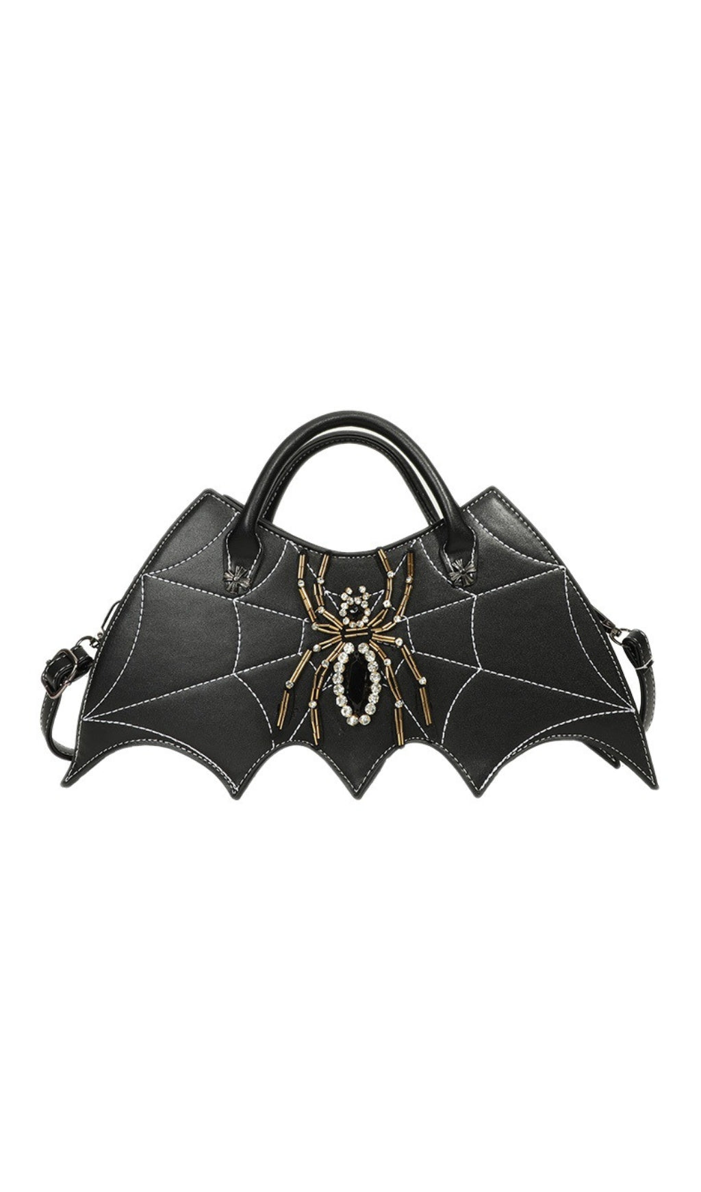 Fashionslee Women Cobweb Crystal Clutch