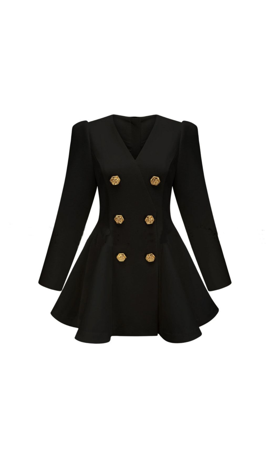 e87b54f4df55a50f5babf07dee018e42.jpg Fashionslee Women Ilene Long Sleeve Button Mini Dress