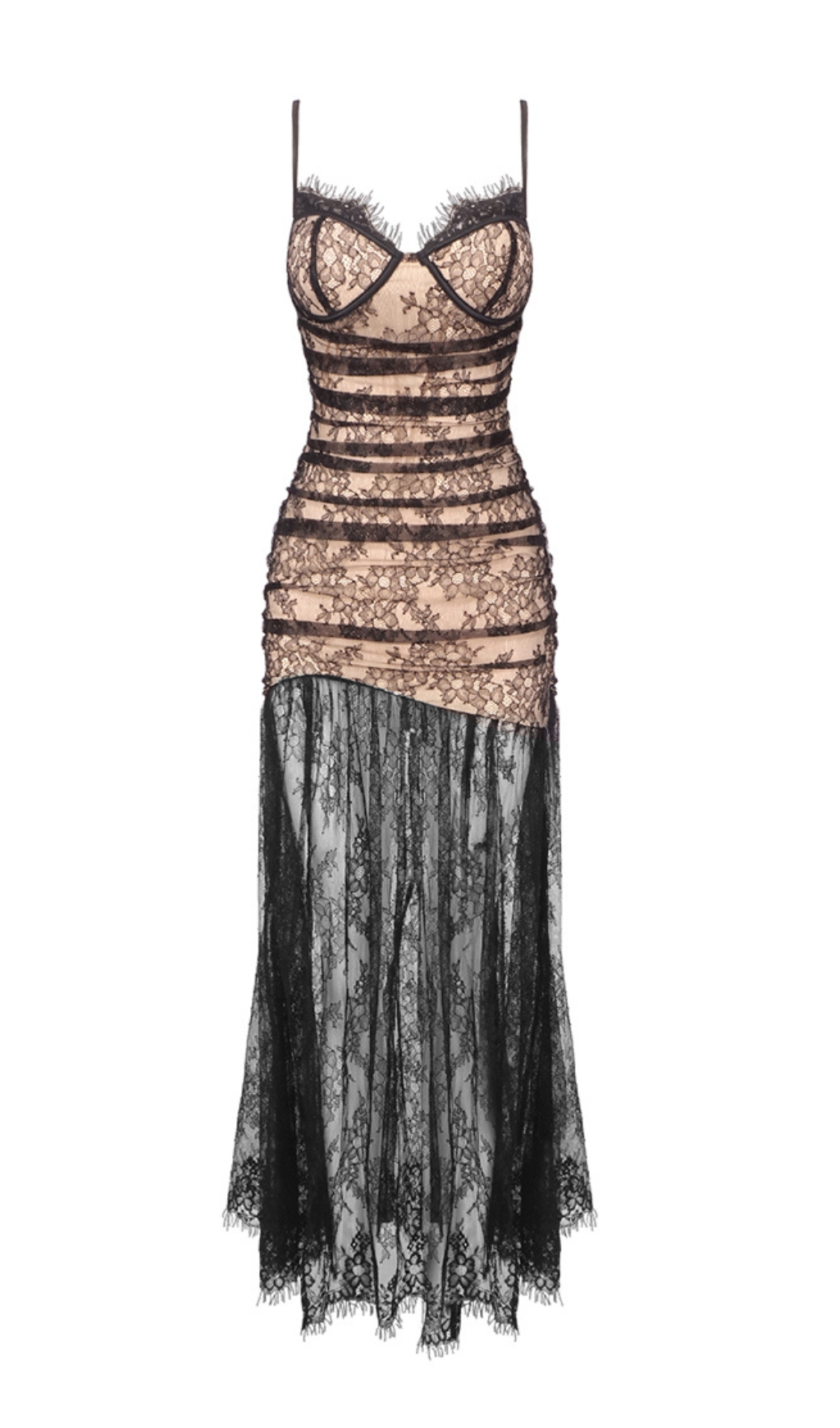 e87c6d0b09421116f90d4a0056396902.jpg Fashionslee Women Cecily Black Lace Strappy Maxi Dress